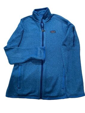 Patagonia Women’s Full Zip Fleece Jacket Blue Small 25541 FA13